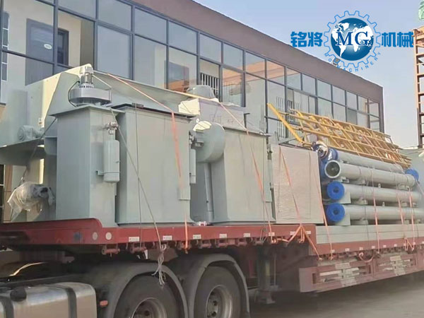 陜西西安定制犁刀混合機成套設備發貨！