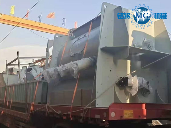 陜西西安定制犁刀混合機成套設備發貨！