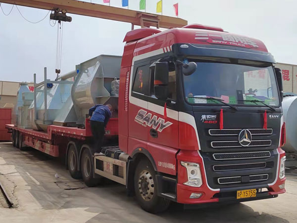 繼續發貨！干粉砂漿設備繼續發往南京鱷魚集團