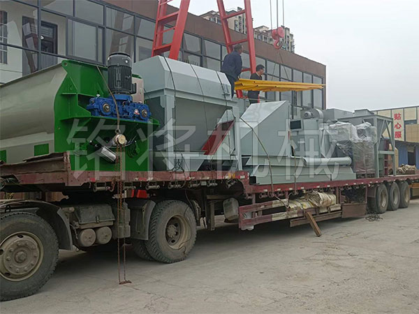 干粉砂漿生產(chǎn)線(xiàn)發(fā)往湖北武漢